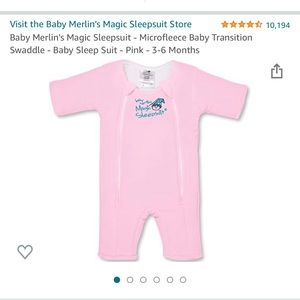 Baby Merlin Magic Sleep Suit Size Small